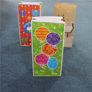 Sacchetti regalo di carta per sacchetti di carta da regalo di design di stampa di piccole dimensioni