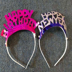 Happy New Years Party Party Favole Headband Tiara New Year Eve Decorazioni